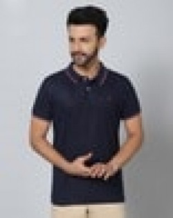 Regular Fit Polo T-Shirt with Spread Collar