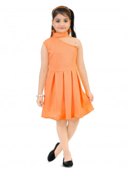 BAESD Round Neck Cut Outs Fit & Flare Dress