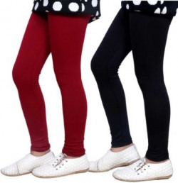 Tik Tok WEARS Indi Legging For Girls(Multicolor Pack of 2)