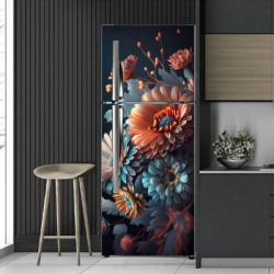 RKDigital Mart 160 cm Double Door Fridge Sticker 