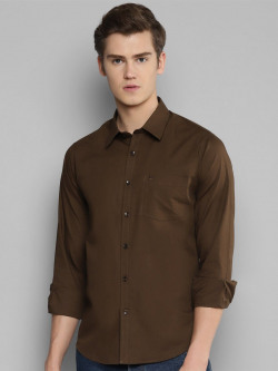 Allen Cooper Slim Fit Casual Pure Cotton Shirt