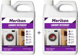 Meriton Liquid Detergent, Suitable For Top & Front load Washing Machine & handwash Lavender Liquid Detergent(10000 ml)