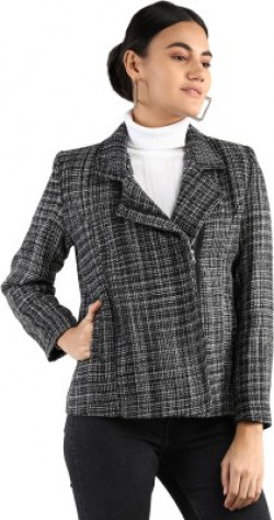honnete Acrylic Checkered Coat