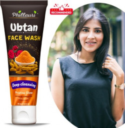 Phillauri Ubtan Natural | Anti-Tan For all Skin Types with Turmeric Facewash Face Wash(60 ml)