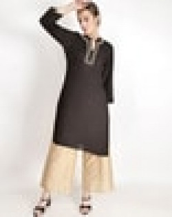 Embroidered Straight Kurti