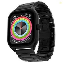 Fire-Boltt Solaris 1.78 AMOLED Always-on Display with 368 * 448 px Resolution, 123 Sports Mode, IP68 Water-Resistant, Long-Lasting Battery Life and Comprehensive Health Tracking (Black)