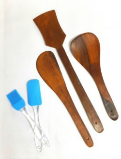 PremiumDeals 1.0 Wooden Spatula(Pack of 5)