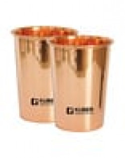 Set of 2 Copper Glass
