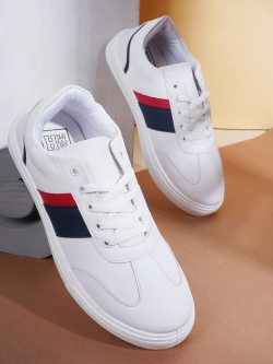 Mast & Harbour Men White Colourblocked Sneakers