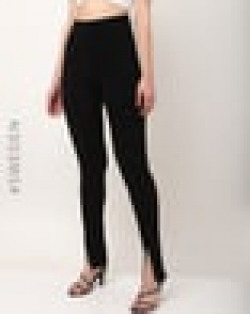Ribbed High-Rise Pants