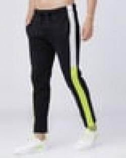 Colourblock Straight Track Pants