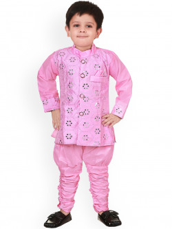 BAESD Boys Mirror Embroidered Sherwani Set