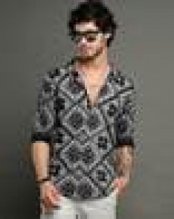 Men Paisley Print Slim Fit Shirt