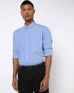 Men Slim Fit Shirt with Patch Pocket