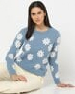 Floral Pattern Pullover