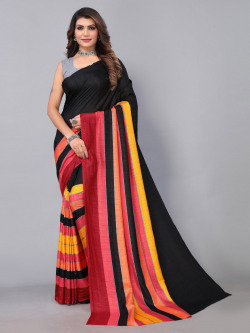 KALINI Striped Daily Saree