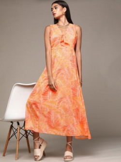 bebe Women A-line Pink Dress