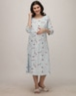 Floral Print A-Line Dress