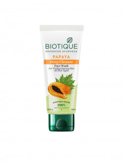 Biotique Bio Papaya Visibly Flawless Skin Sustainable Face Wash 