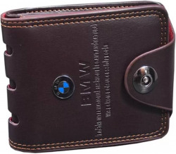 Boys Formal Brown Artificial Leather Wallet(2 Card Slots)