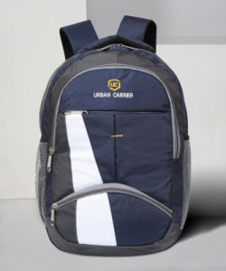 urban carrier Cord Maity MRC Quality Large Unisex Girls & Boys School College Bag Medium 45 L Laptop Backpack(White, Blue)