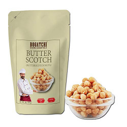 BOGATCHI Crispy and Crunchy Butterscotch Nuts (8MM Size), Butterscotch Chips, Gluten Free , Vegan and Made of Real Cashews, use for - Cake, Ice Creams, Milk Shakes, Muffins, Cookies, Chocolates, 200g
