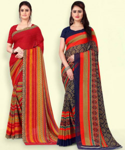 Printed Daily Wear Georgette Saree