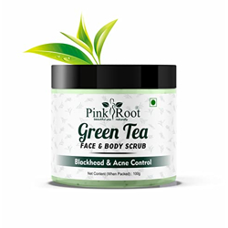 Pink Root Green Tea Face & Body Scrub 100gm