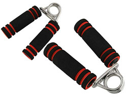 WATSON Pack of 2 (One Pair) Hand Gripper Wrist Exerciser Fitness Foam Hand Grip for Gym Stretching Hand strengtheners for Men Women