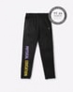 Boys Printed Track Pants with Elasticated Waist