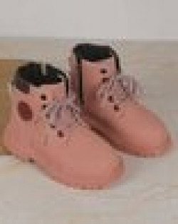 Lace-Up Ankle-Length Boots