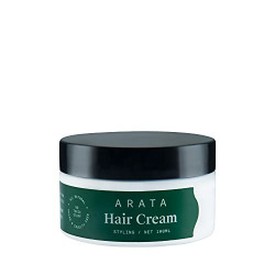 Arata Styling Hair Cream (100 GM) | For All Hair Types | Boosts Moisture | Reduces Frizz & Tames Flyaways | Adds Soft Hold and Control