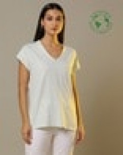 Slim Fit Organic Cotton V-neck T-Shirt