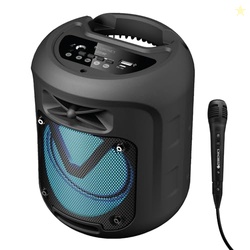 ZEBRONICS Sound Feast 90 10W Output, Portable Wireless Speaker with Bl