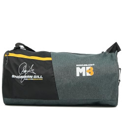 MuscleBlaze Limited Edition Shubman Gym Bag for Men & Women, Duffel Bag for Gym (Black, 30 L)