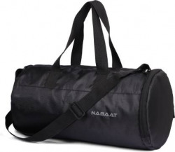 Nabaat EliteFit Gym Bag for Men & Women Sports Bag / Kit Bag with Shoes Compartment(Black, Kit Bag)