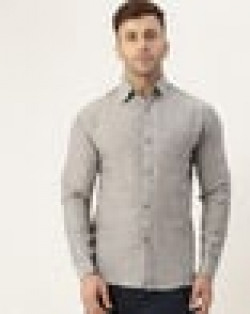 Spread-Collar Shirt with Patch Pocket