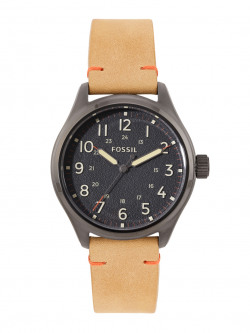 Fossil Men Easton Leather Analogue Watch BQ2792-Brown