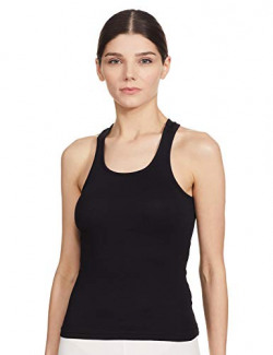Van Heusen Women Racerback Tank Top - 100% Super Combed Cotton - Anti Bacterial, Colour Fresh, Moisture Wicking