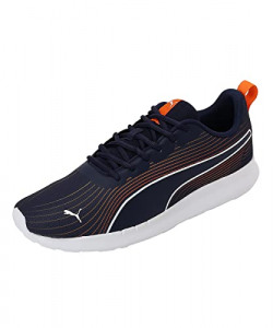 Puma Mens Fire Peacoat-White-Vibrant Orange Sneaker - 8UK (38795802)