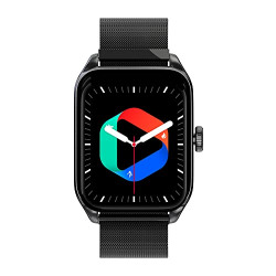 Zebronics ETERNAL Bluetooth Calling Smart watch with 1.85" Large display, Voice assistant, 100+ Sports, IP67 Waterproof, 11 built-in & customizable wallpaper, 8 Menu UI, Crown and Calculator (Metallic Black)