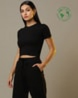 Crop Crew-Neck T-Shirt