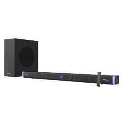 ZEBRONICS Juke BAR 9102 PRO 240W Output Dolby Soundbar with Bluetooth 5.0, HDMI (ARC), 6.5" Subwoofer, Optical, Wall Mountable, Virtual 5.1 and LED Display