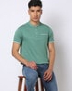 Regular Fit Henley T-Shirt  Starst at 400