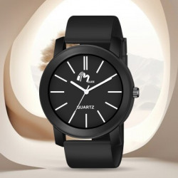 MAAN INTERNATIONAL Silicone-Black New Generation Boys Watch Analog Watch  - For Men