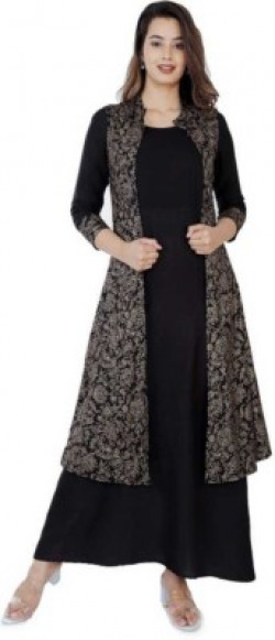 Aarti Fashion Women Kurta Ethnic Jacket Set