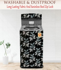Kanushi Industries Top Loading Washing Machine  Cover(Width: 55 cm, Black)
