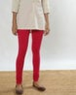 Women Fitted Leggings with Elasticated Waist