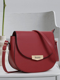 Exotic Structured Sling Bag