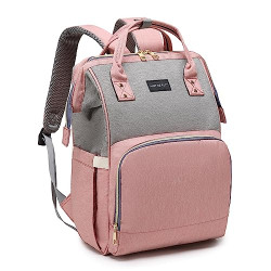motherly Stylish Babies Diaper Bags for Mothers - Economical Version (Grey and Pink)